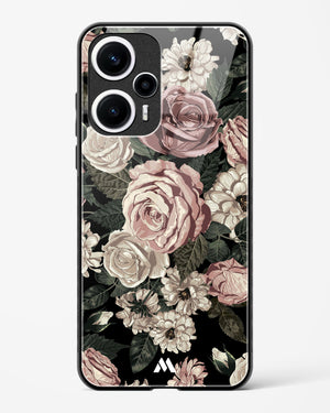 Floral Midnight Bouquet Glass Case Phone Cover-(Xiaomi)