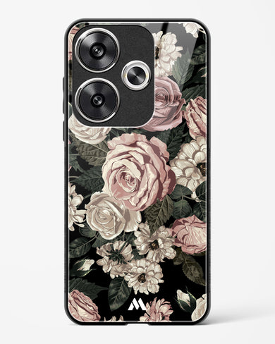 Floral Midnight Bouquet Glass Case Phone Cover-(Xiaomi)