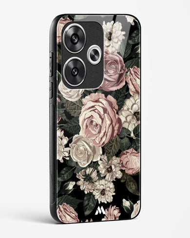 Floral Midnight Bouquet Glass Case Phone Cover-(Xiaomi)