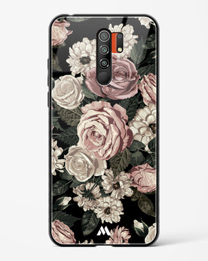 Floral Midnight Bouquet Glass Case Phone Cover-(Xiaomi)