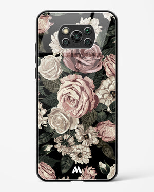 Floral Midnight Bouquet Glass Case Phone Cover-(Xiaomi)