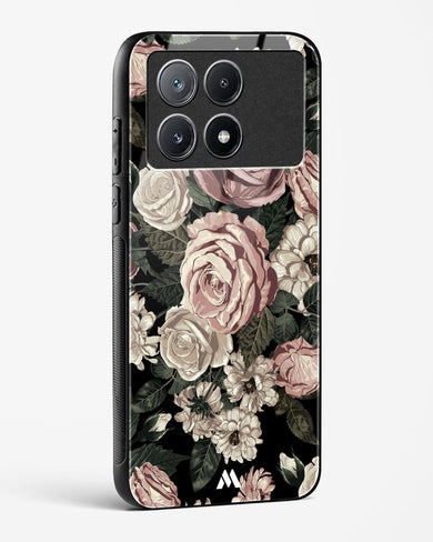 Floral Midnight Bouquet Glass Case Phone Cover-(Xiaomi)