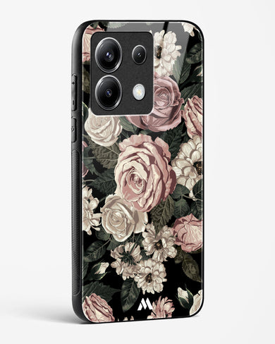 Floral Midnight Bouquet Glass Case Phone Cover-(Xiaomi)