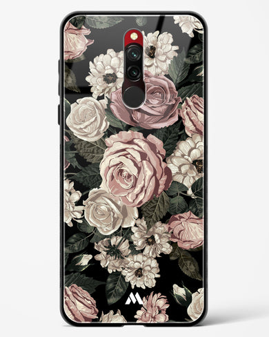 Floral Midnight Bouquet Glass Case Phone Cover-(Xiaomi)