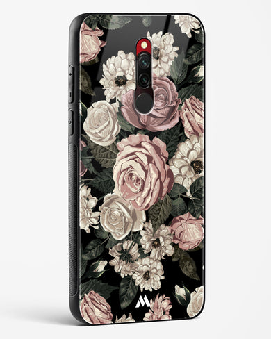 Floral Midnight Bouquet Glass Case Phone Cover-(Xiaomi)