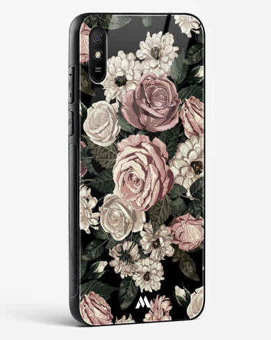 Floral Midnight Bouquet Glass Case Phone Cover-(Xiaomi)