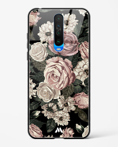 Floral Midnight Bouquet Glass Case Phone Cover-(Xiaomi)