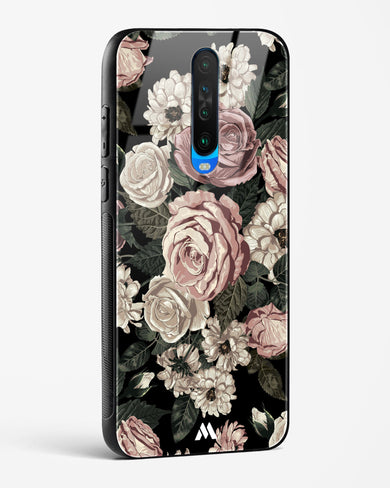 Floral Midnight Bouquet Glass Case Phone Cover-(Xiaomi)