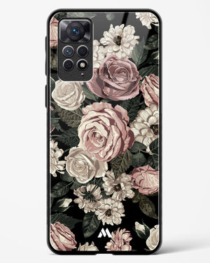 Floral Midnight Bouquet Glass Case Phone Cover-(Xiaomi)