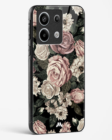 Floral Midnight Bouquet Glass Case Phone Cover-(Xiaomi)