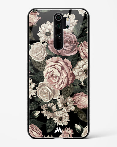 Floral Midnight Bouquet Glass Case Phone Cover-(Xiaomi)