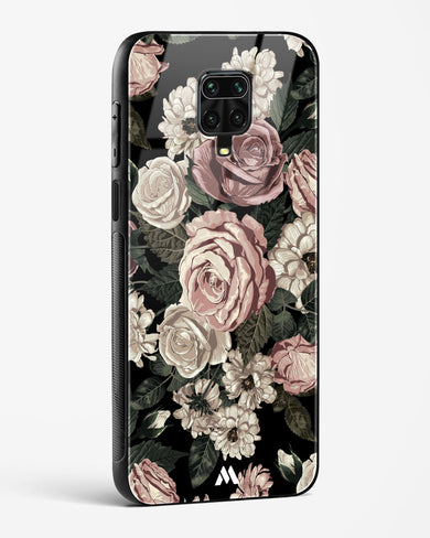 Floral Midnight Bouquet Glass Case Phone Cover-(Xiaomi)