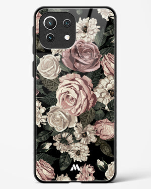 Floral Midnight Bouquet Glass Case Phone Cover-(Xiaomi)