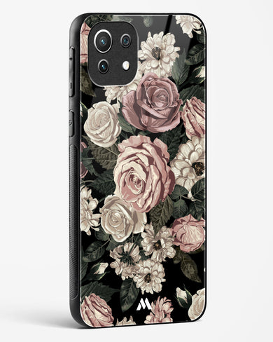 Floral Midnight Bouquet Glass Case Phone Cover-(Xiaomi)