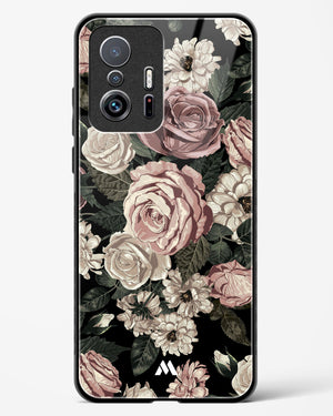 Floral Midnight Bouquet Glass Case Phone Cover-(Xiaomi)