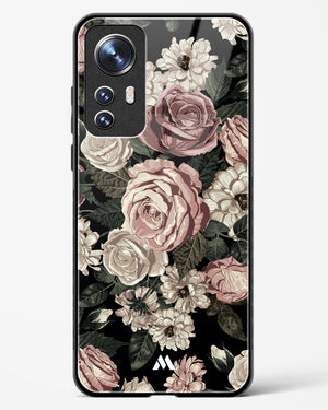 Floral Midnight Bouquet Glass Case Phone Cover-(Xiaomi)