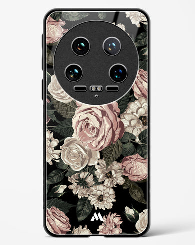 Floral Midnight Bouquet Glass Case Phone Cover-(Xiaomi)