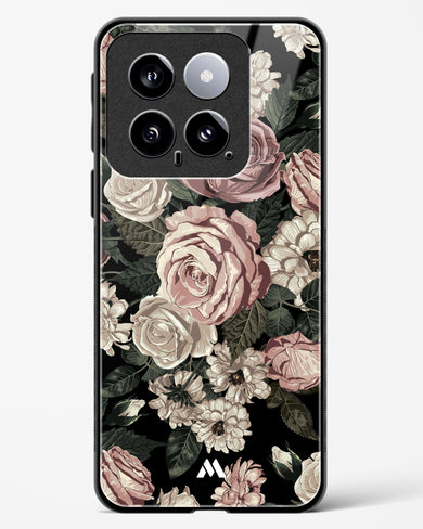 Floral Midnight Bouquet Glass Case Phone Cover-(Xiaomi)