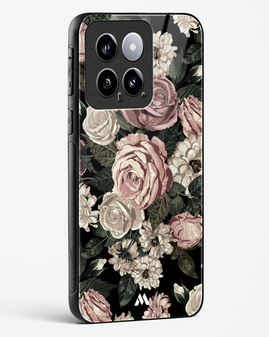 Floral Midnight Bouquet Glass Case Phone Cover-(Xiaomi)