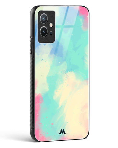 Vibrant Cloudburst Glass Case Phone Cover-(Vivo)