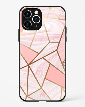 Liquid Marble in Pink Glass Case Phone Cover-(Apple)