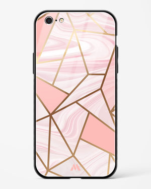 Liquid Marble in Pink Glass Case Phone Cover-(Apple)