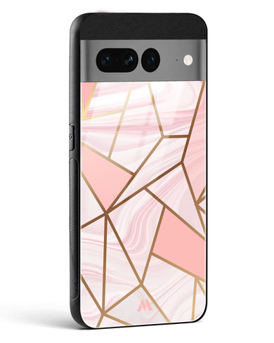 Liquid Marble in Pink Glass Case Phone Cover (Google)