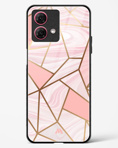 Liquid Marble in Pink Glass Case Phone Cover-(Motorola)