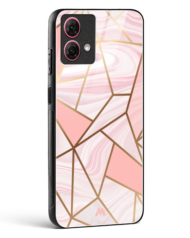 Liquid Marble in Pink Glass Case Phone Cover-(Motorola)