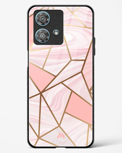 Liquid Marble in Pink Glass Case Phone Cover-(Motorola)