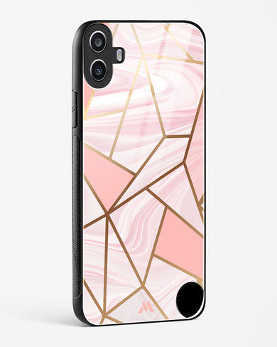 Liquid Marble in Pink Glass Case Phone Cover (Nothing)