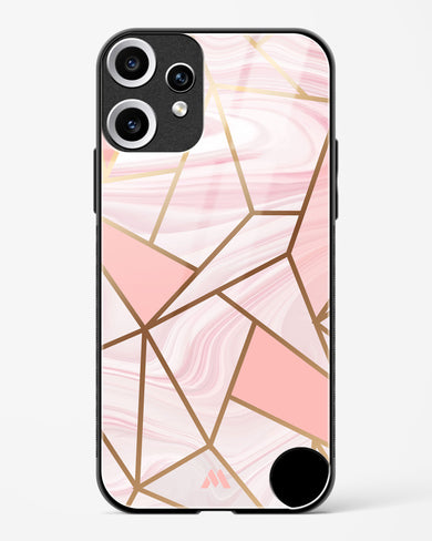 Liquid Marble in Pink Glass Case Phone Cover (Nothing)