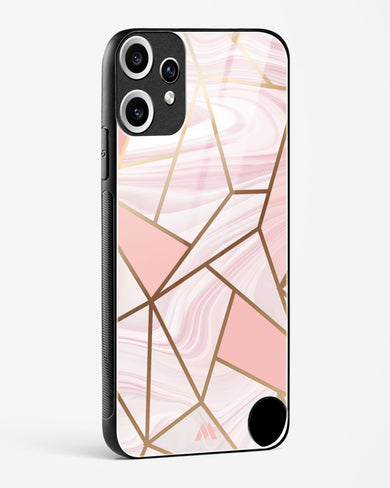 Liquid Marble in Pink Glass Case Phone Cover (Nothing)