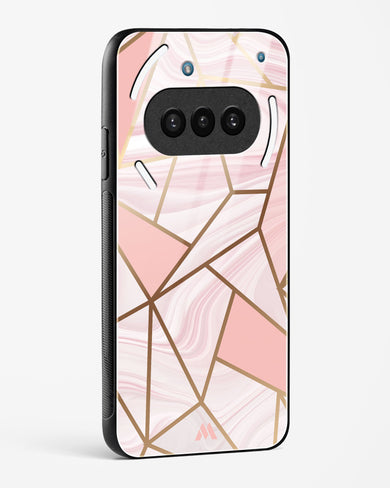 Liquid Marble in Pink Glass Case Phone Cover (Nothing)