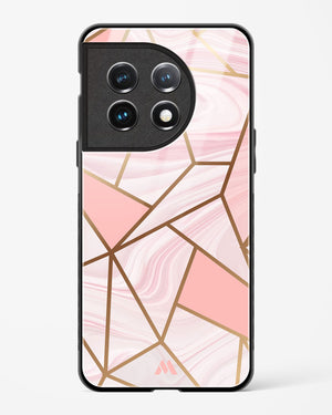 Liquid Marble in Pink Glass Case Phone Cover (OnePlus)