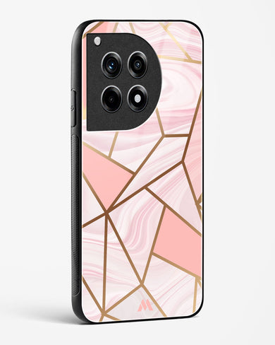 Liquid Marble in Pink Glass Case Phone Cover (OnePlus)