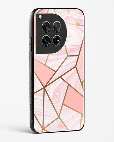 Liquid Marble in Pink Glass Case Phone Cover (OnePlus)