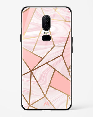 Liquid Marble in Pink Glass Case Phone Cover (OnePlus)