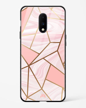 Liquid Marble in Pink Glass Case Phone Cover (OnePlus)