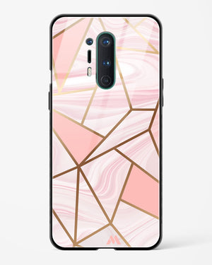 Liquid Marble in Pink Glass Case Phone Cover (OnePlus)