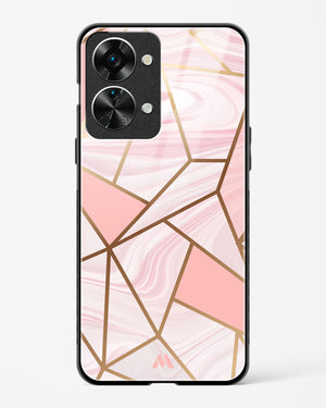 Liquid Marble in Pink Glass Case Phone Cover (OnePlus)