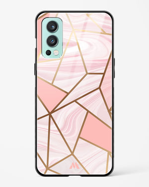 Liquid Marble in Pink Glass Case Phone Cover (OnePlus)