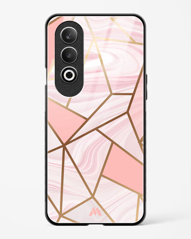 Liquid Marble in Pink Glass Case Phone Cover (OnePlus)