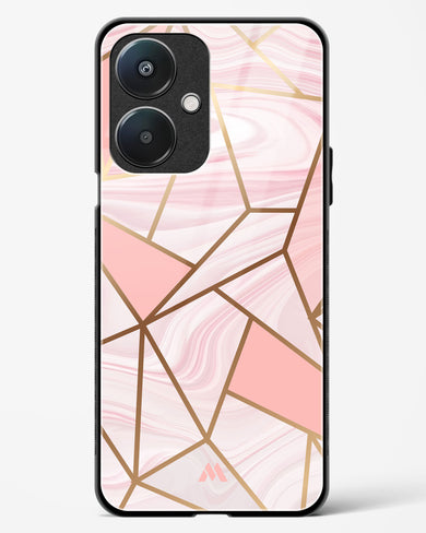 Liquid Marble in Pink Glass Case Phone Cover-(Oppo)