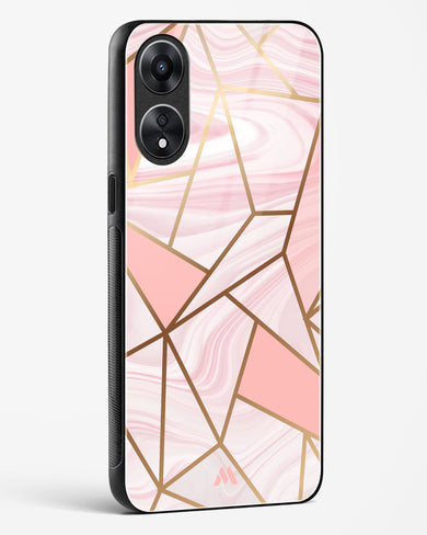 Liquid Marble in Pink Glass Case Phone Cover (Oppo)