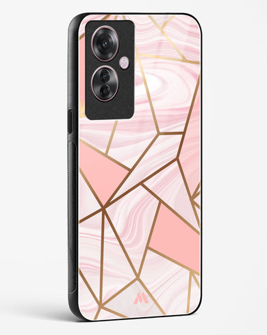 Liquid Marble in Pink Glass Case Phone Cover (Oppo)