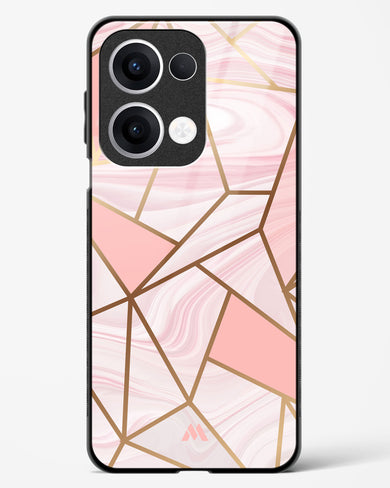 Liquid Marble in Pink Glass Case Phone Cover (Oppo)