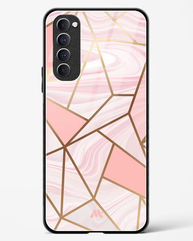 Liquid Marble in Pink Glass Case Phone Cover-(Oppo)