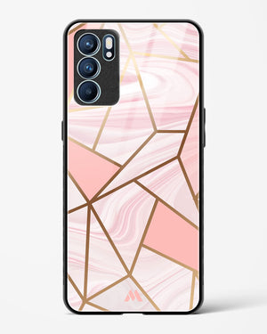 Liquid Marble in Pink Glass Case Phone Cover-(Oppo)