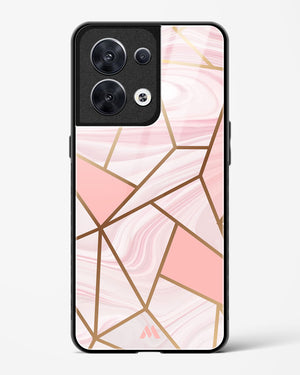 Liquid Marble in Pink Glass Case Phone Cover (Oppo)